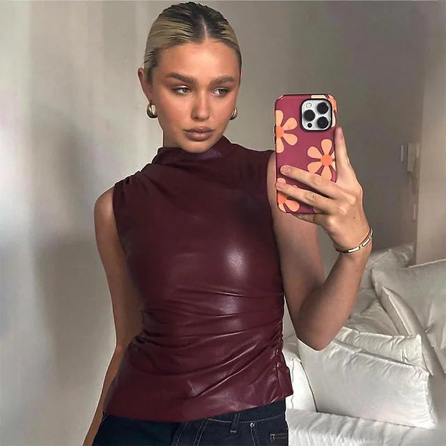 Bella - Burgundy top